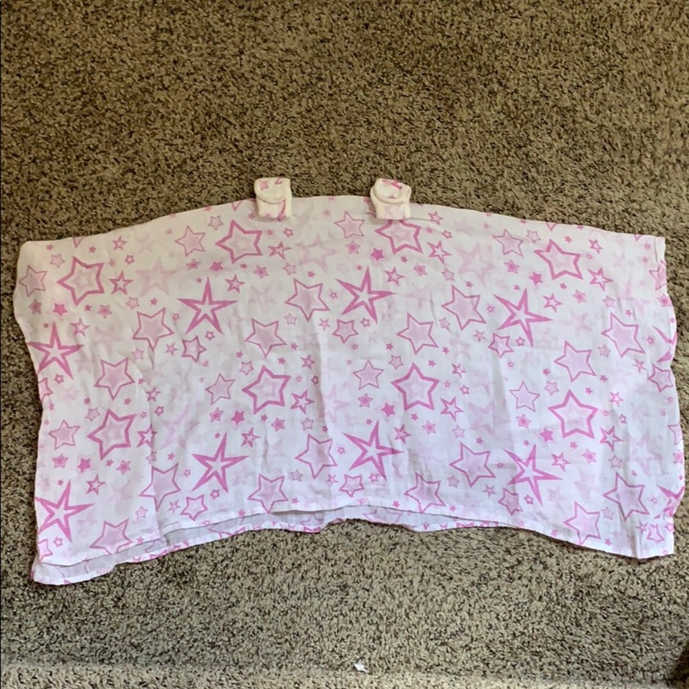 Infant car seat cover to shield sun and sleeping